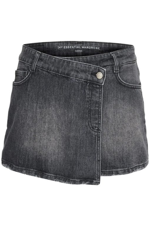 Tusa skirt shorts - Black wash