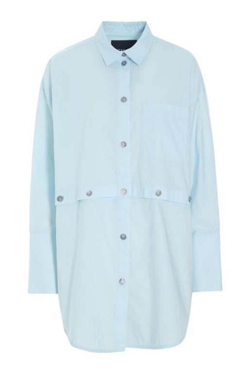 OVERSIZE SHIRT - Cool Blue