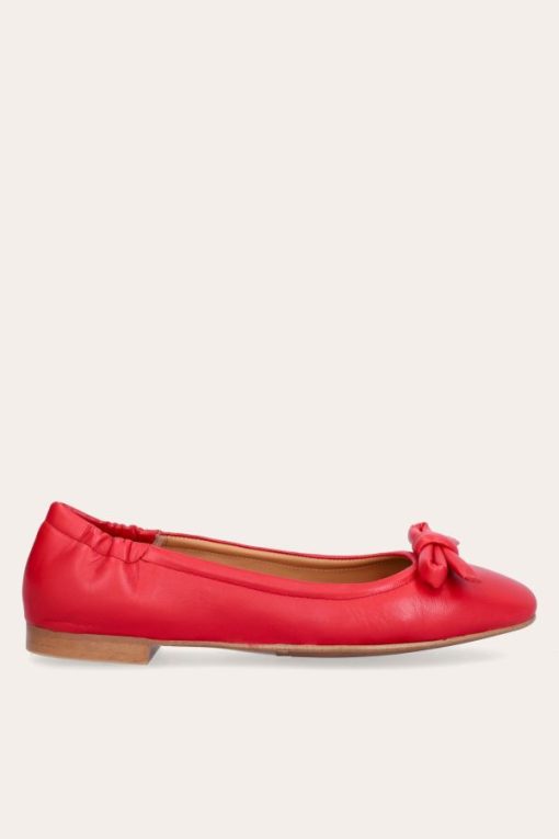 BilliBi Ballerina - Red nappa bow