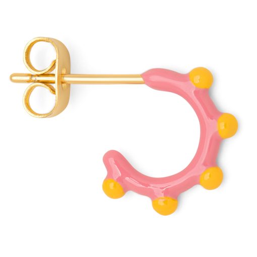 COLOR HOOP DOT -1 PIECE Rose - Sunflower