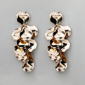 LEAF EARINGS MINI -Gold