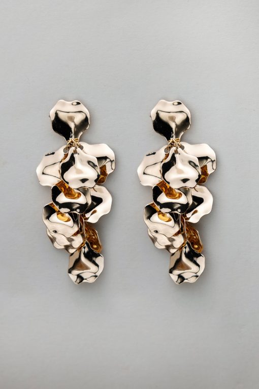 LEAF EARINGS MINI -Gold