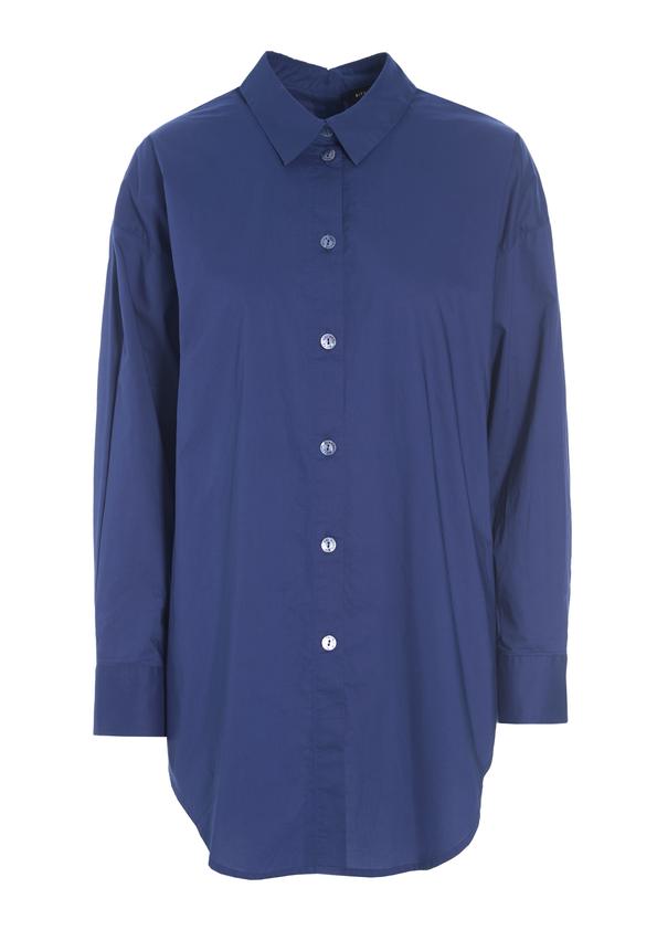 CORE cotton Skjorta med knäppning baktill - Twilight Blue