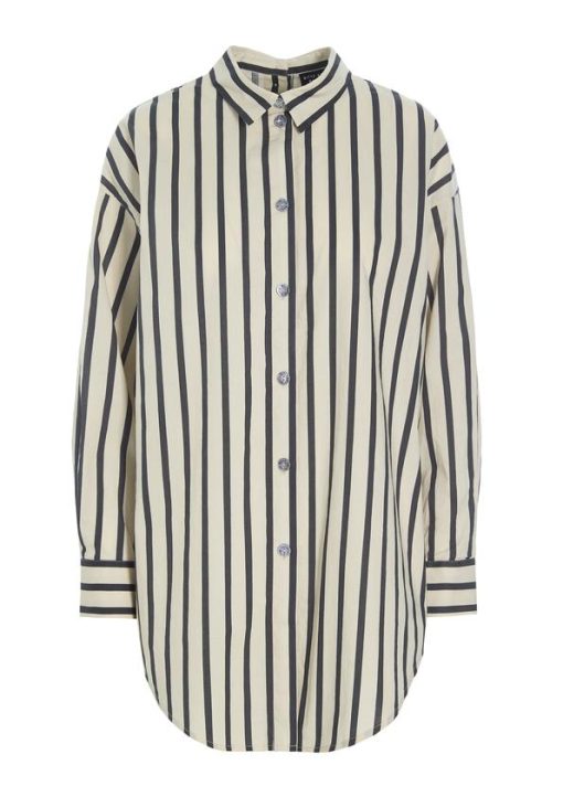 PIRATE stripe Skjorta med knäppning baktill