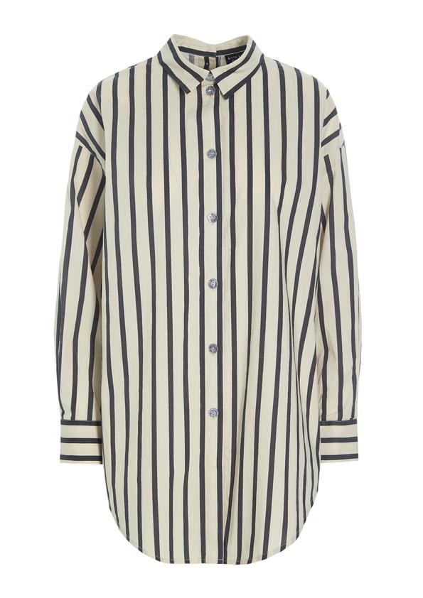PIRATE stripe Skjorta med knäppning baktill