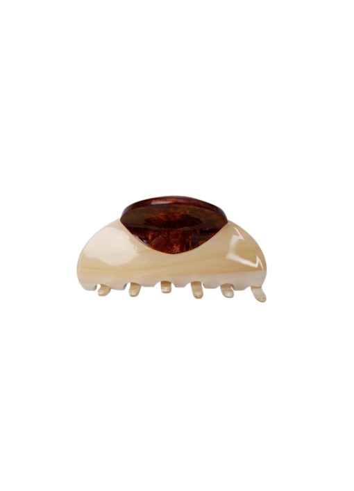 ashanti hair claw - beige
