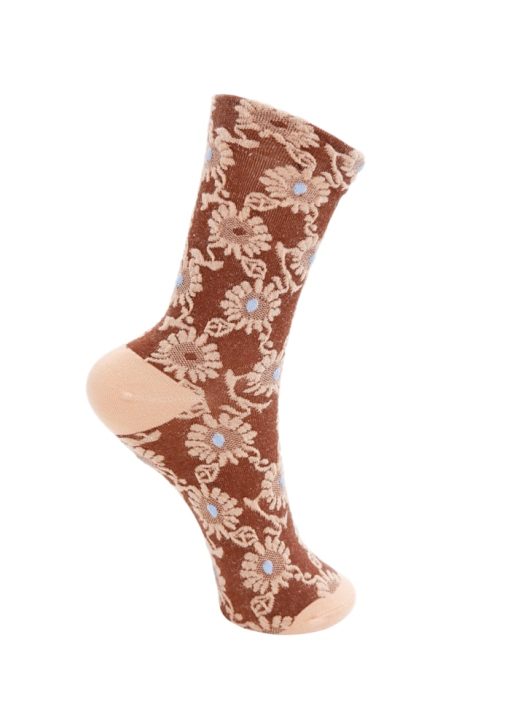 lani sock - coffee