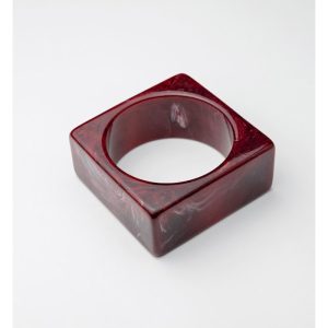 Big XL Square Bracelet Color- Wine Red