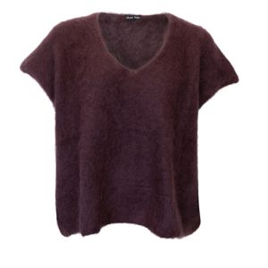 BCBJOERK KNITTED V-NECK VEST-Coffee