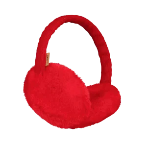 Plush Earmuffs red one size