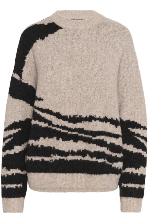 Zinna Pullover - Dune Melange
