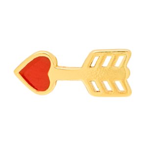 Amor earring 1 pcs-gold plated