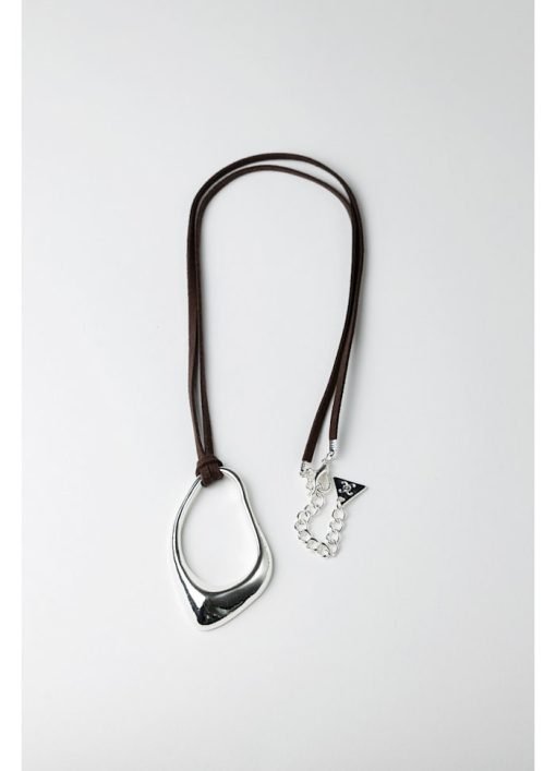 Cia Long Necklace Color- Silver