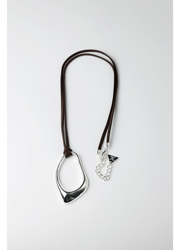 Cia Long Necklace Color- Silver
