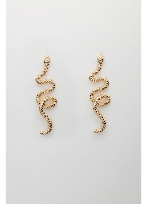 Snake Earrings Color: Gold