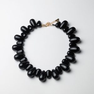 Zina Big Necklace Color- Black