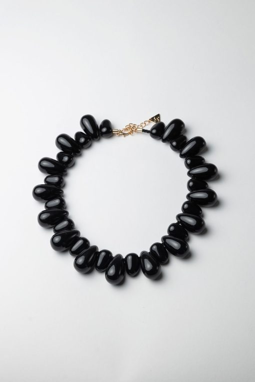 Zina Big Necklace Color- Black
