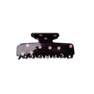 BCEVA HAIR CLAW-Coffee w pink