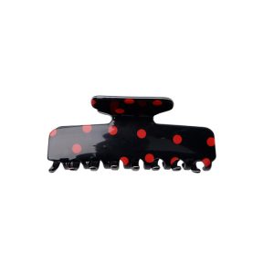 BCEVA HAIR CLAW-Black w red