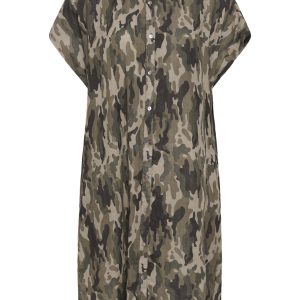 Elina Kaftan Dress - Camouflage
