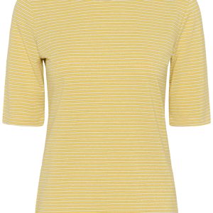 Kiddy T-shirt - Yellow/White Stripe