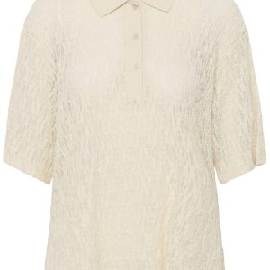 Kine Lace Tee - Whitecap