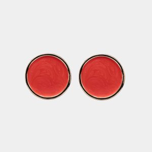 AVA PEARL EARRINGS- Pearl Red