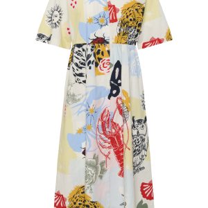 Ashmo Olena Long Dress