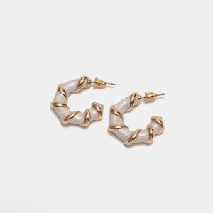 BIRGITTE EARRINGS- Bone