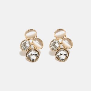 HAZEL EARRINGS-Pearl Clear