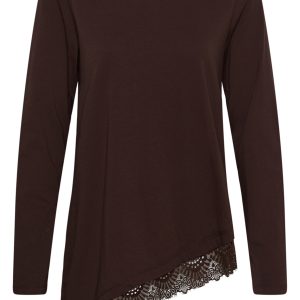 Vena LS T-Shirt - Coffee bean