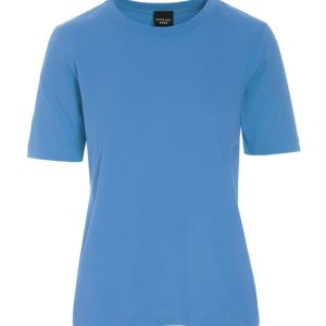 Osaka organic cotton t-shirt - Lake blue