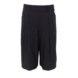 BCDAVINA PLEATED SHORTS - Black