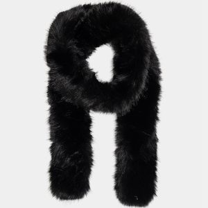 ANAIS LONG SCARF-Black