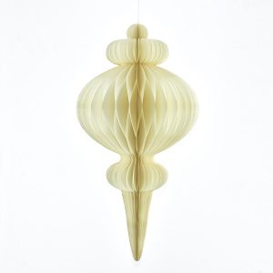 Paper honeycomb with gold paint-90